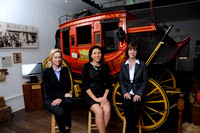 WF stagecoach photos for Charity Ball program & Business Journal